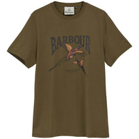 Beech Barbour Mens Pheasant Graphic Tailored T-Shirt