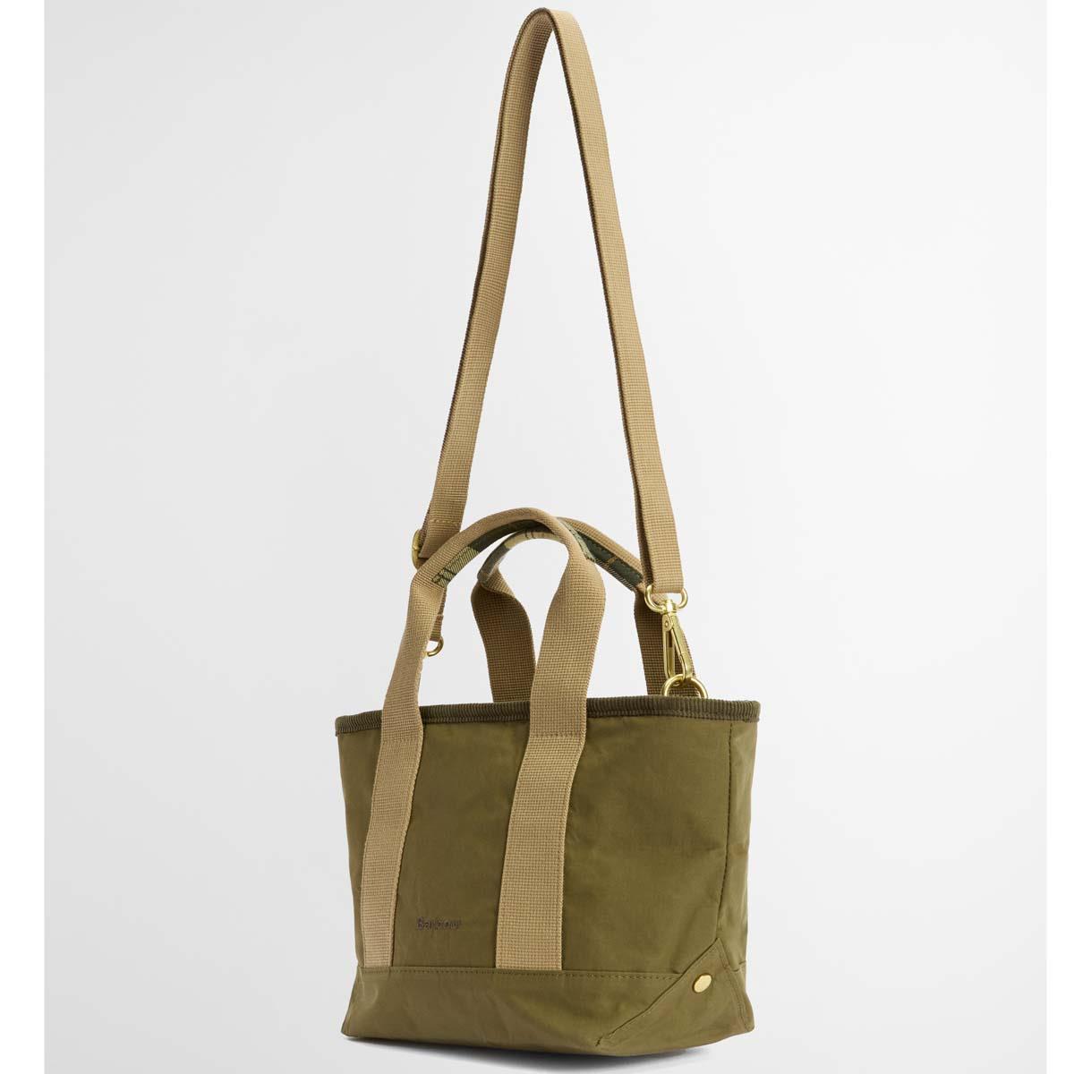 Dusky Green Barbour Mini Mya Tote Bag Strap