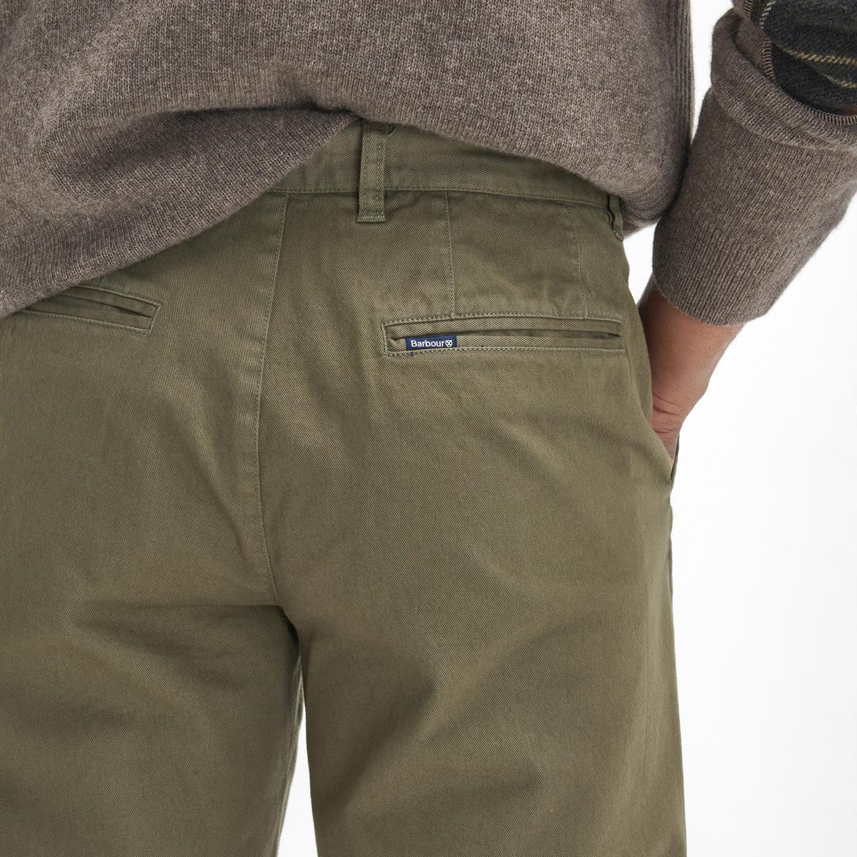 Barbour Mens Washed Stretch Twill Tailored Fit Trouser