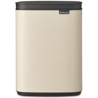 Soft Beige Brabantia Bo Waste Bin 4 Litre