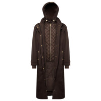 Chocolate Holland Cooper Womens Folgate Rain Coat Interior