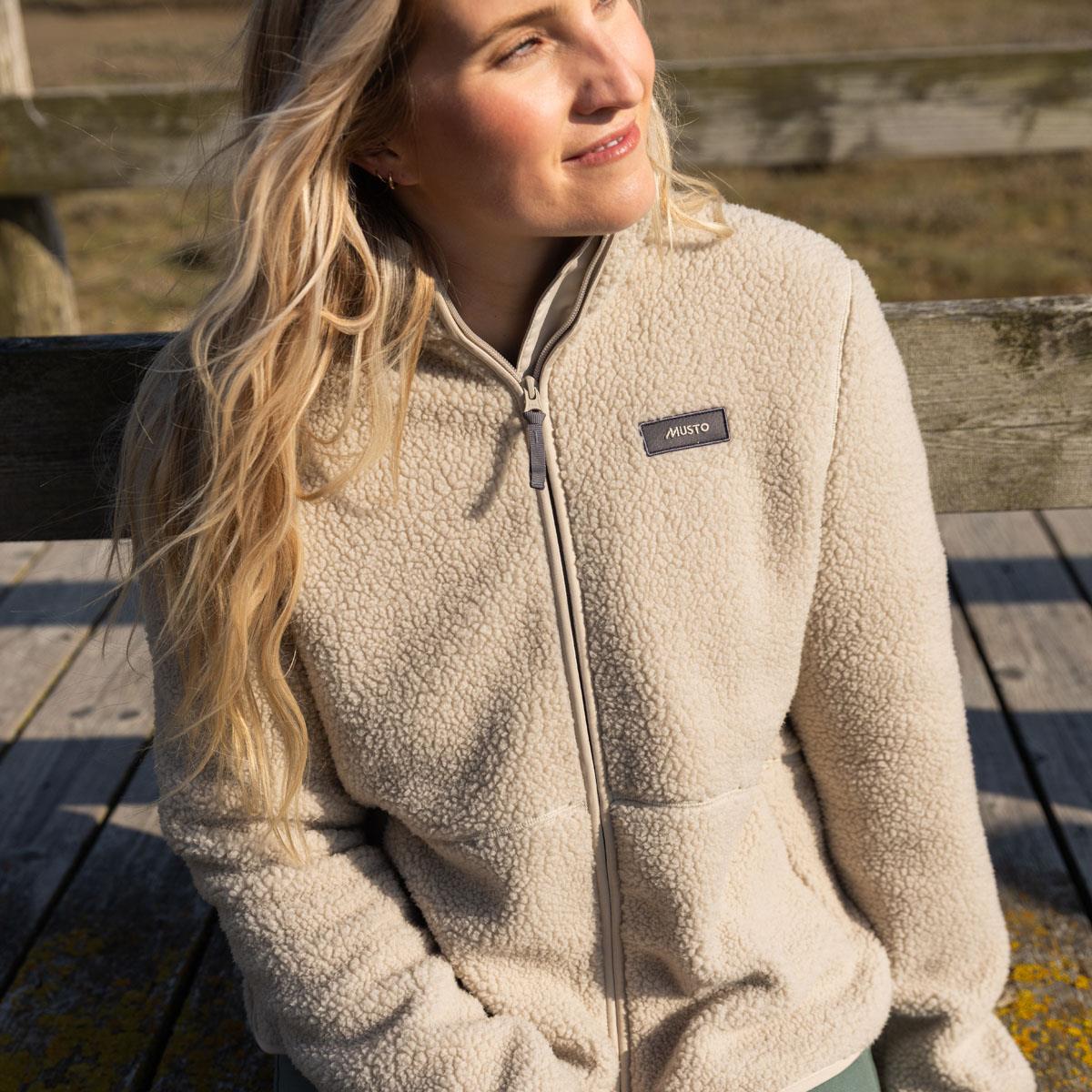 Musto Womens Cove Deep Pile Fleece Jacket