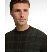 Barbour Mens Mineral Tartan Crew Jumper