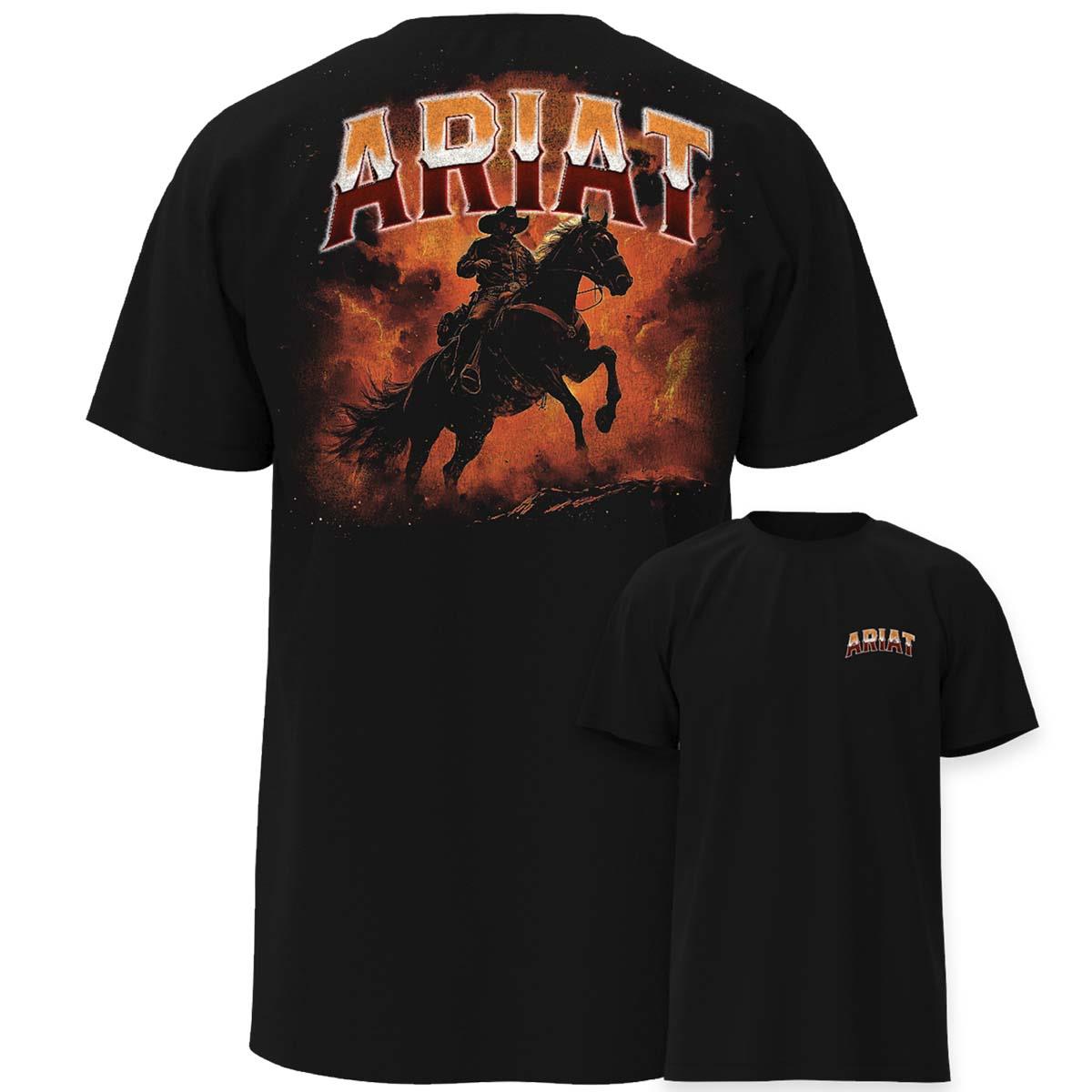 Black Ariat Mens Country Rock T-Shirt