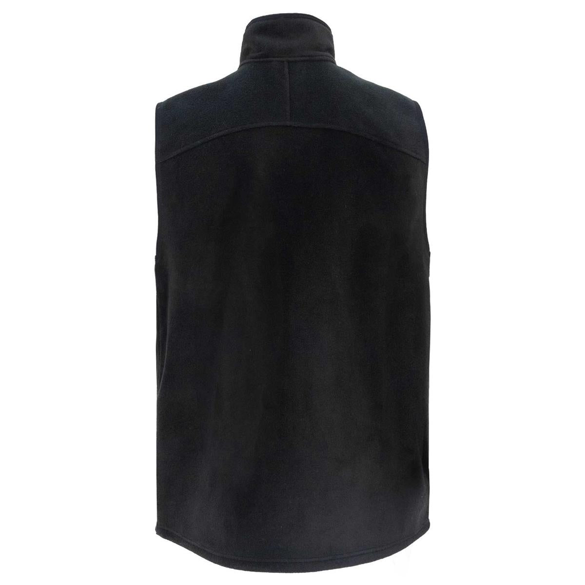 Black Swazi Mens Sherpa Vest Back