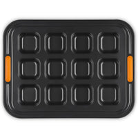 Le Creuset Toughened Non-stick 12 Cup Brownie Tray Top