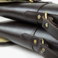 Teales Premier Leather Double Gun Slip Buckle & Flap
