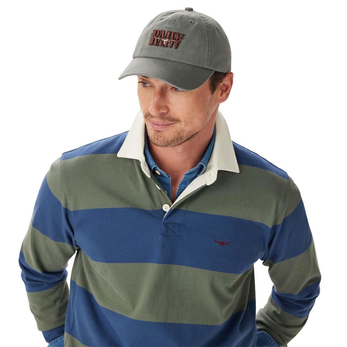 Slate R.M. Williams Heritage Twill Cap model