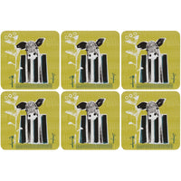 Denby Cow Set Of 6 Coasters