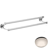 Polished Nickel Samuel Heath Curzon Double Towel Rail N2301