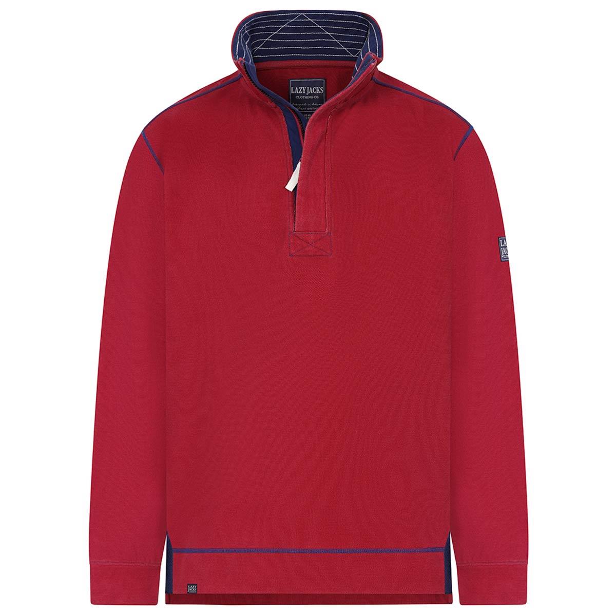 Lazy Jacks Mens LJ700 1/4 Zip Pique Sweatshirt