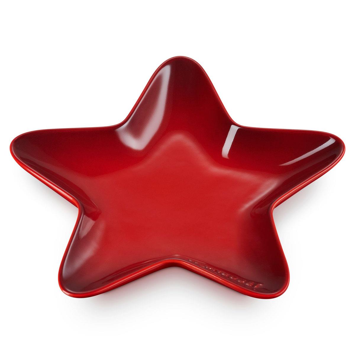 Cerise Le Creuset Stoneware Star Plate 20cm