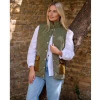 Kelp Dubarry Womens Clashmore Quilted Gilet Lifestyle