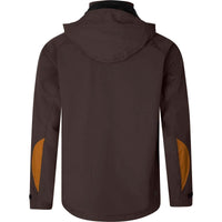 Dark Brown Seeland Mens Dog Active Jacket BACK