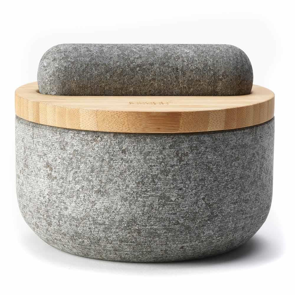 Joseph Joseph Dash Pestle and Mortar With Bamboo Lid