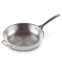 Le Creuset Signature 3-ply Stainless Steel 28cm Uncoated Deep Frying Pan