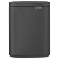 Mineral Infinite Grey Brabantia Bo Waste Bin 7 Litre