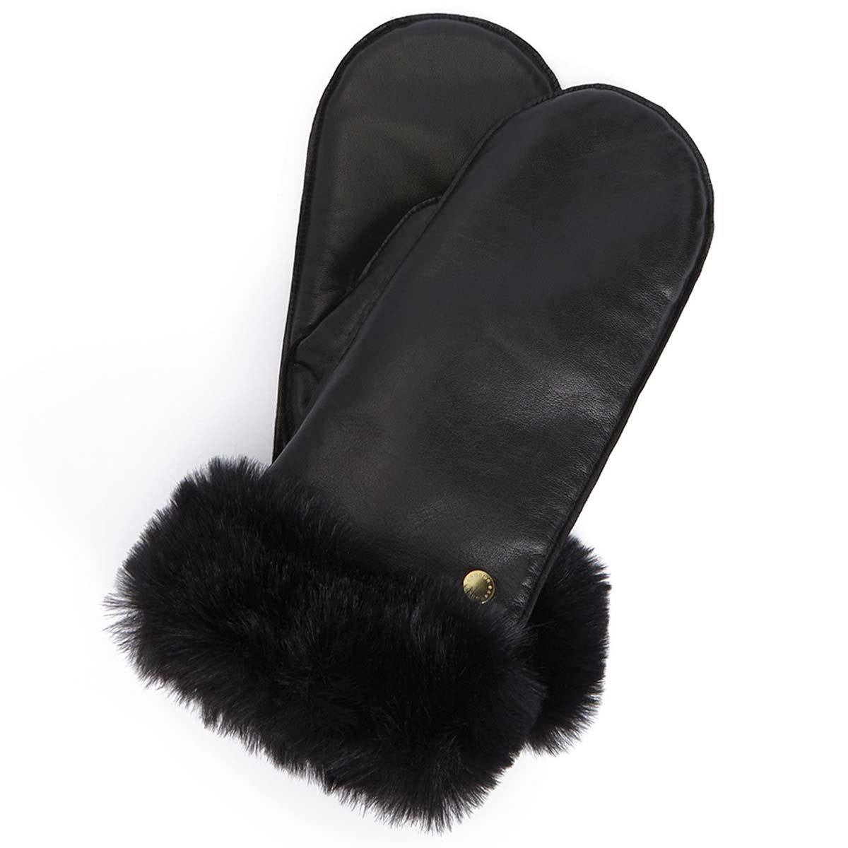 Barbour Womens Daniella Leather Mittens