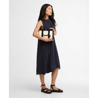 Ecru Barbour Selena Mini Tote/Crossbody Bag model2