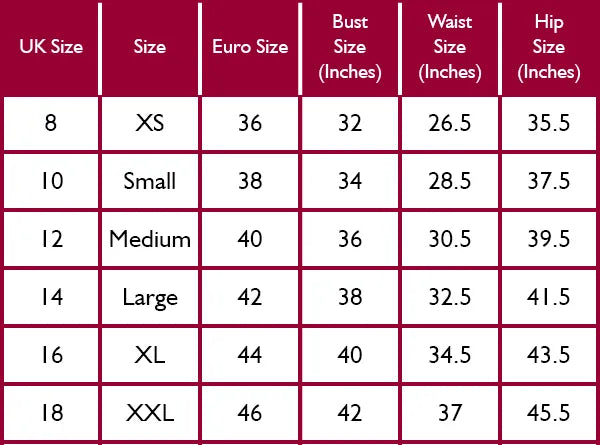 Size Guide