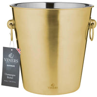 Viners Barware 4L Gold Champagne Bucket PACK