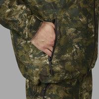 InVis Green Seeland Mens Avail Camo Jacket Pocket Detail