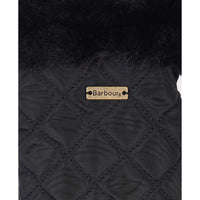 Black Barbour Womens Norwood Gloves badge