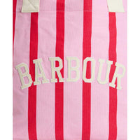 Cherry Blossom Barbour Emily Stripe Tote Bag logo