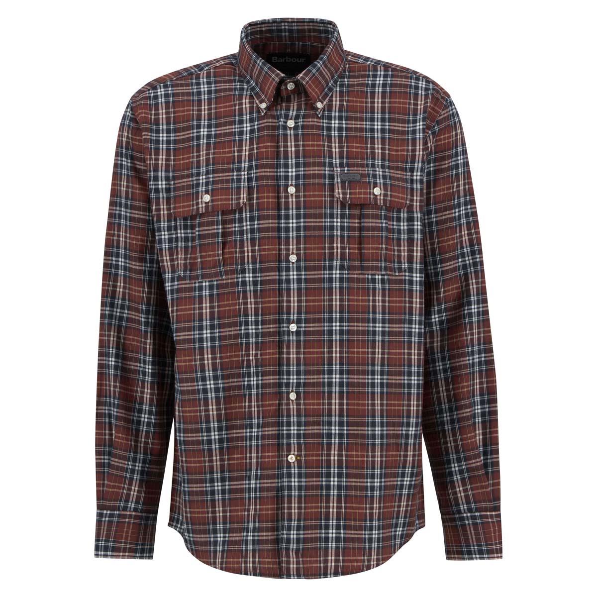 Barbour Mens Saldon Thermo Weave Regular Checked Shirt