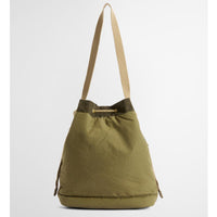 Dusky Green Barbour Mia Drawstring Tote Bag Back