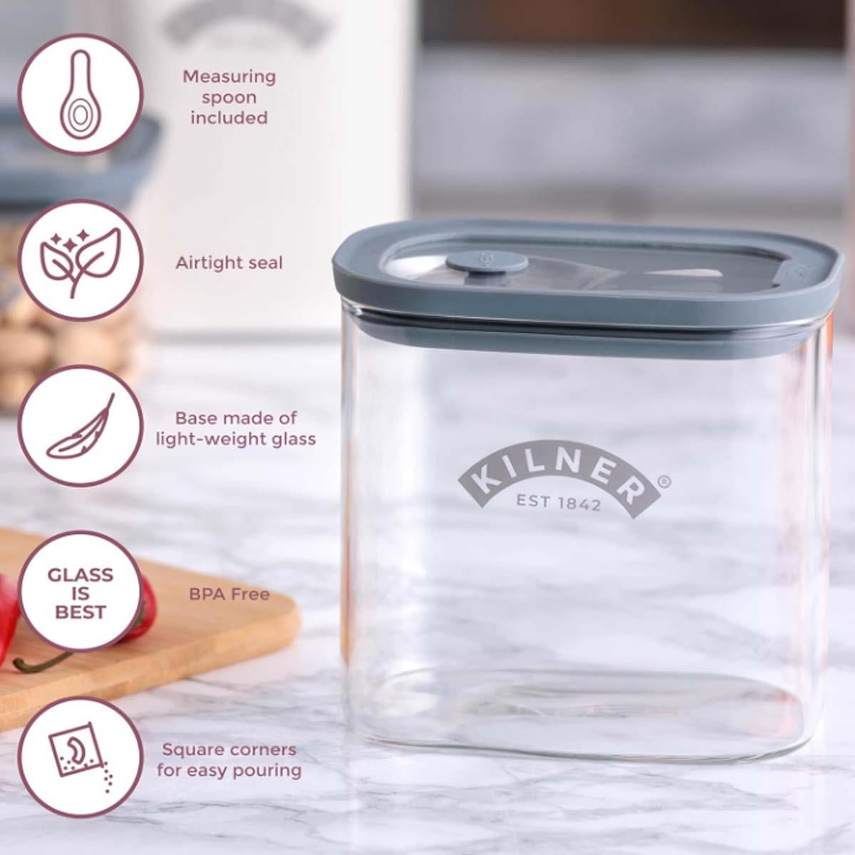 Kilner Fresh Storage Spice Jar and Measure Spoon LS4