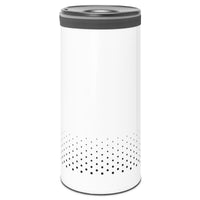 White Brabantia Laundry Bin Plastic Lid 35 Litre