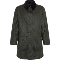 Barbour Mens Border Wax Jacket Archive Olive