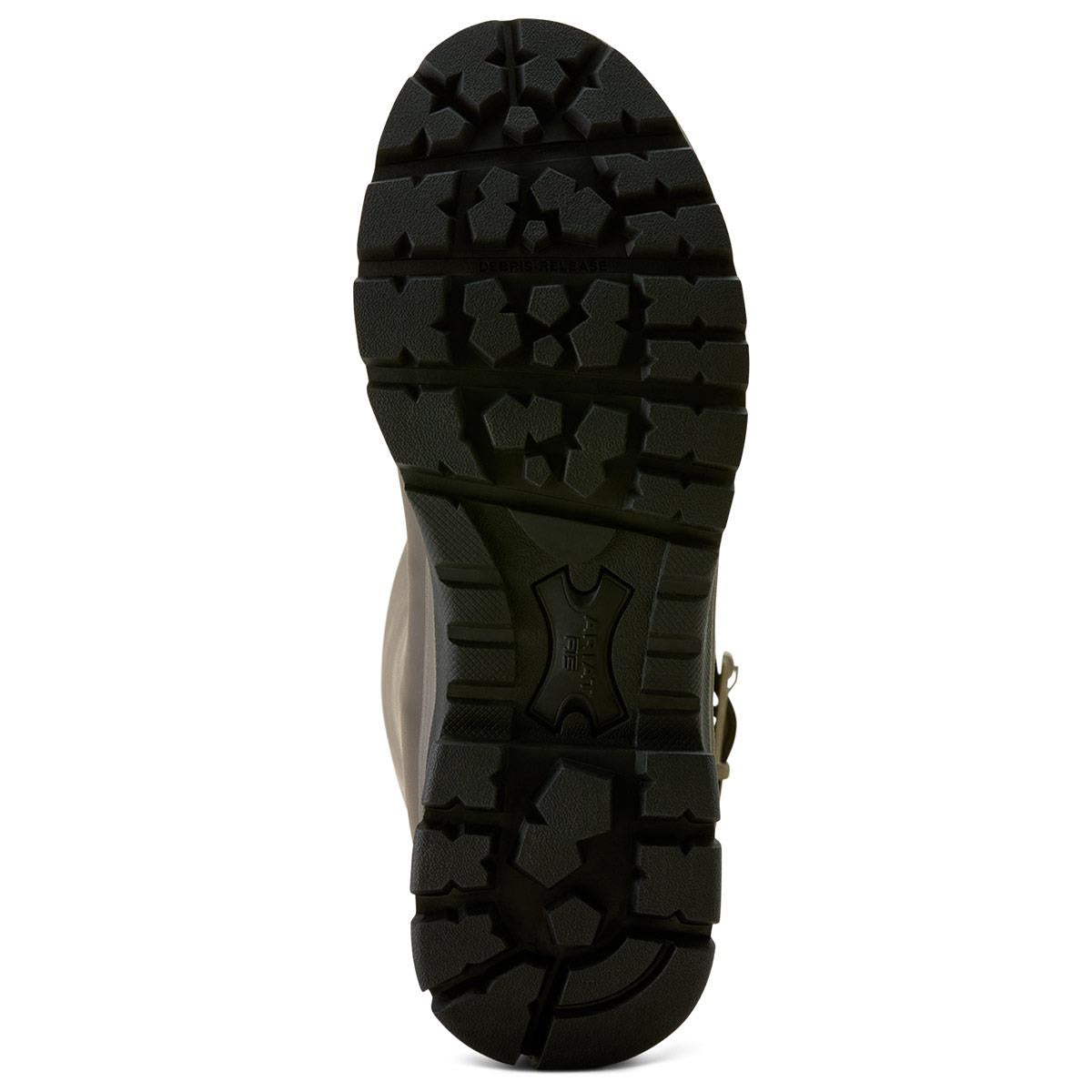 Bracken Brown Ariat Womens Woodstock Wellington Boots Side Outsole
