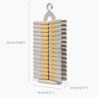 Joseph Joseph PegStore 30-Piece Clothes Peg Set With Storage Stand Dimensions
