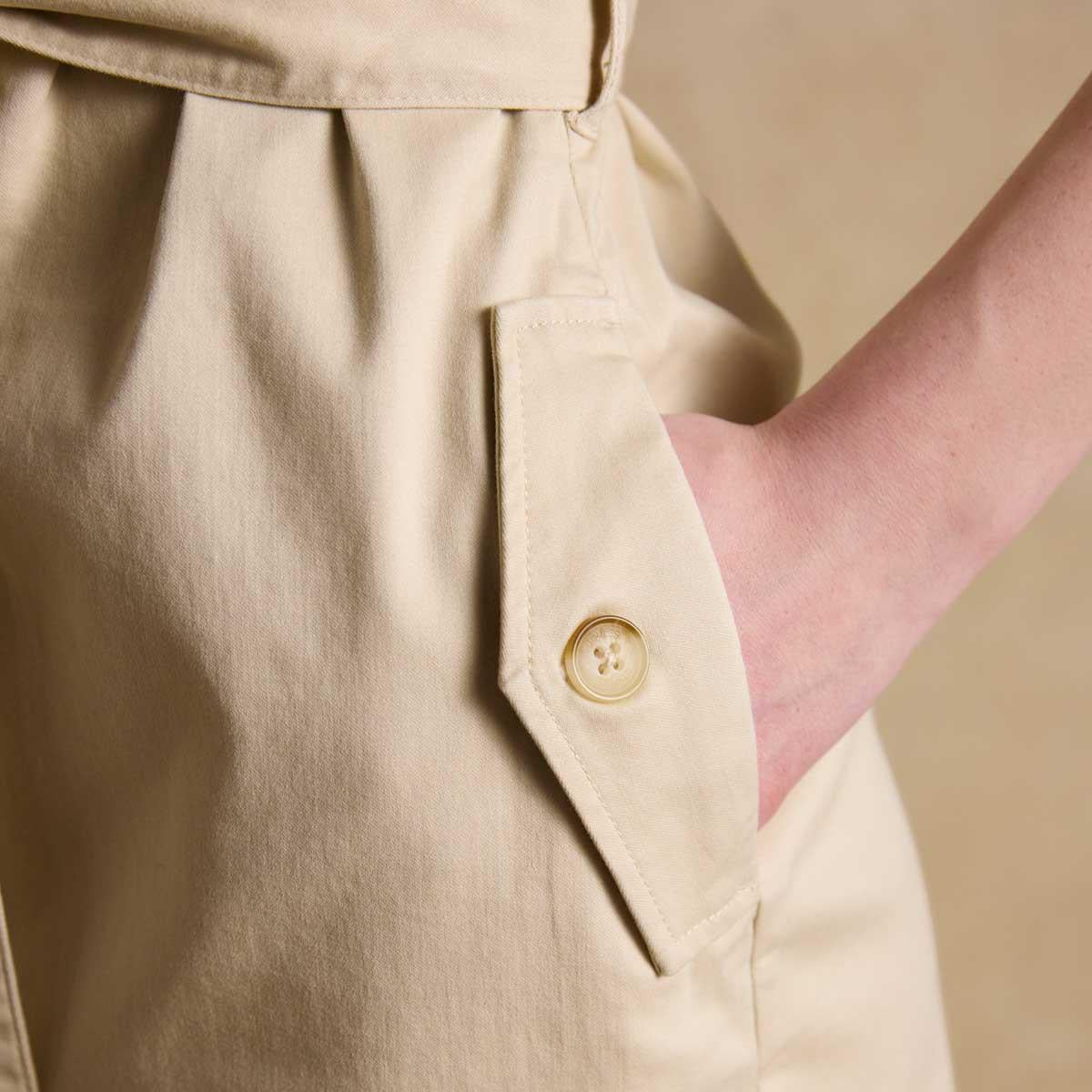 Sandshell Joules Womens Meredith Chino Dress Pocket Detail