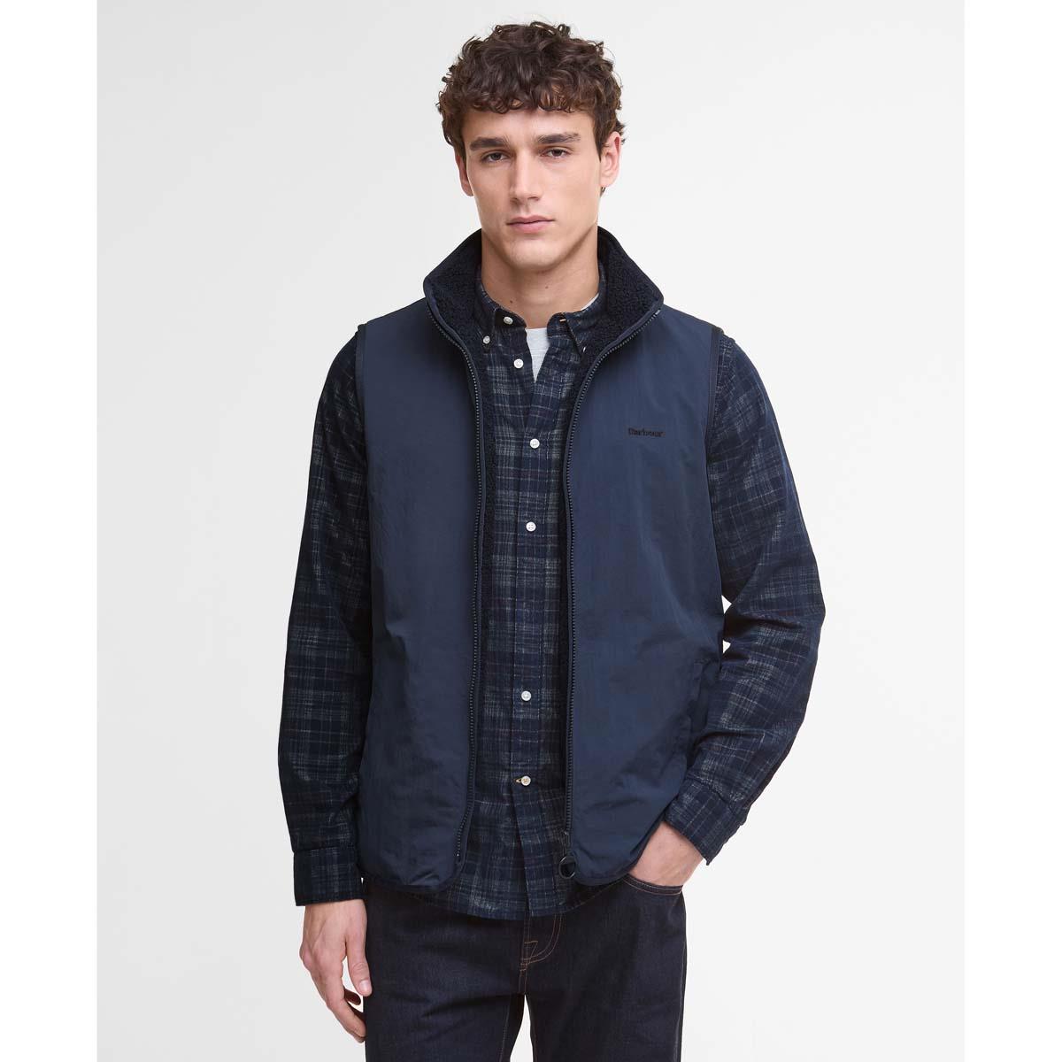 Barbour Mens Reversible Fleece Gilet