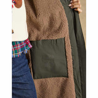Joules Womens Coverall Oversized Fleece Lined Waterproof Coat