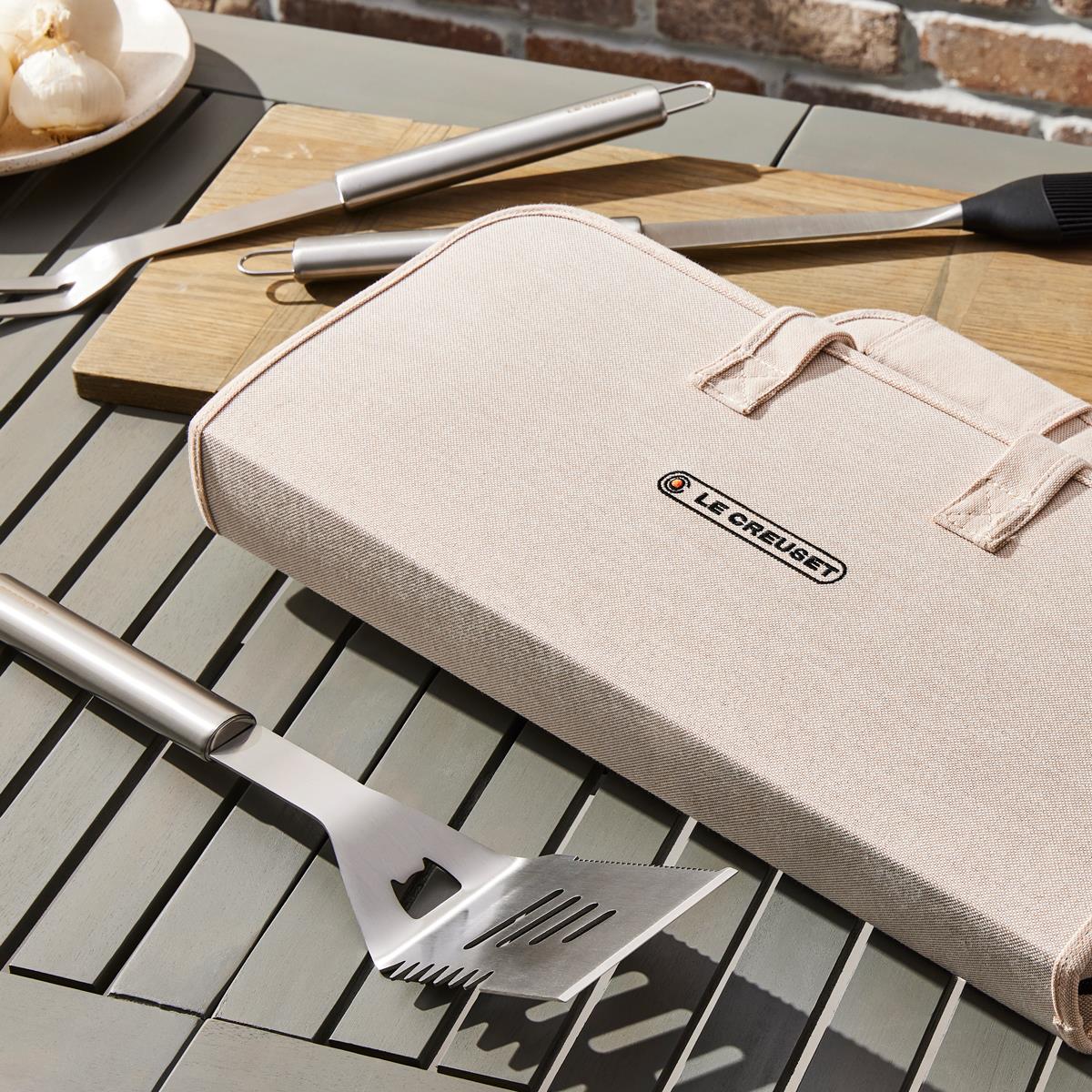 Le Creuset BBQ Tools and Carry Case lifestyle