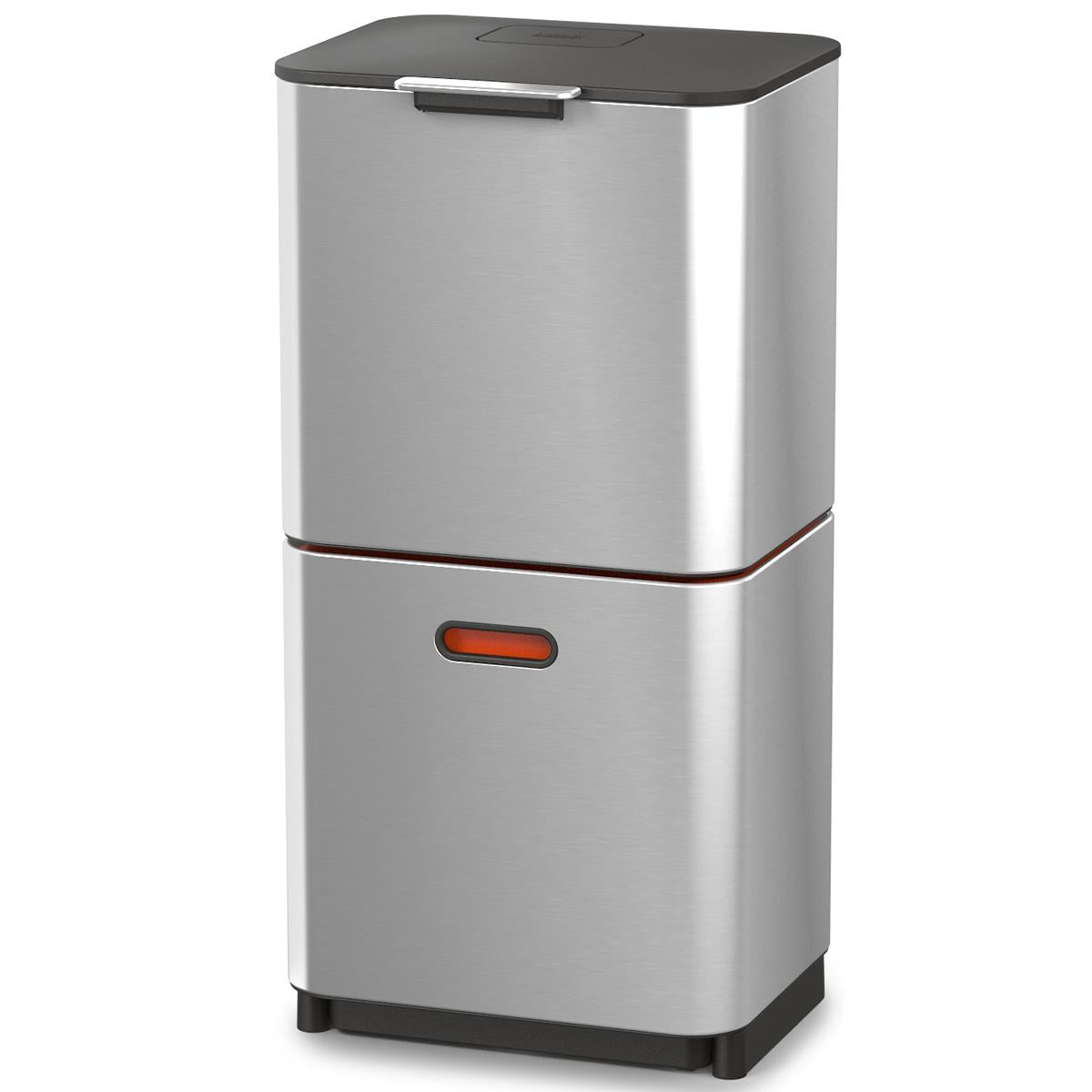 Stainless Steel Joseph Joseph Totem Max 60L Waste & Recycling Bin