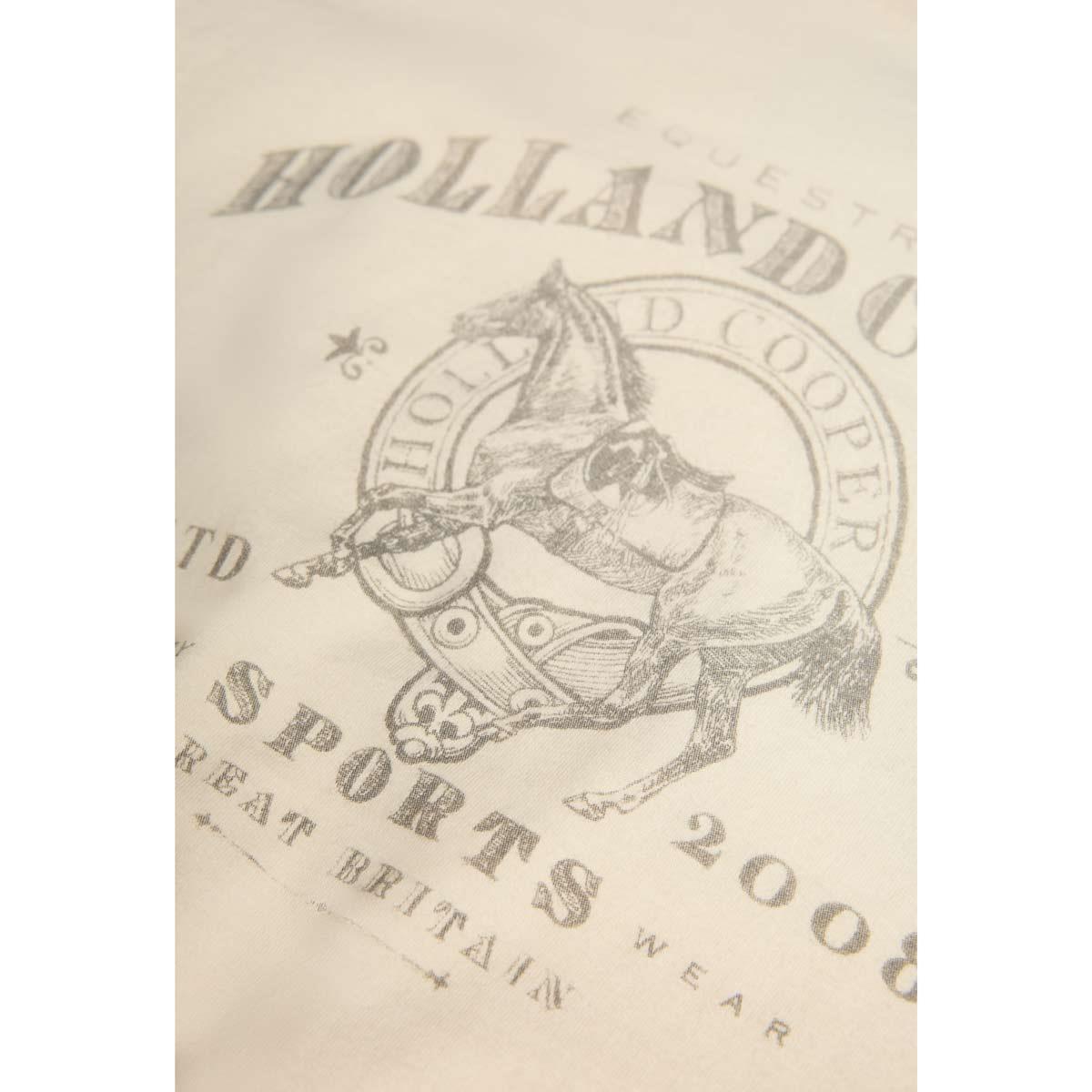 Ecru Holland Cooper Womens Ivy League Tee T-Shirt Detail
