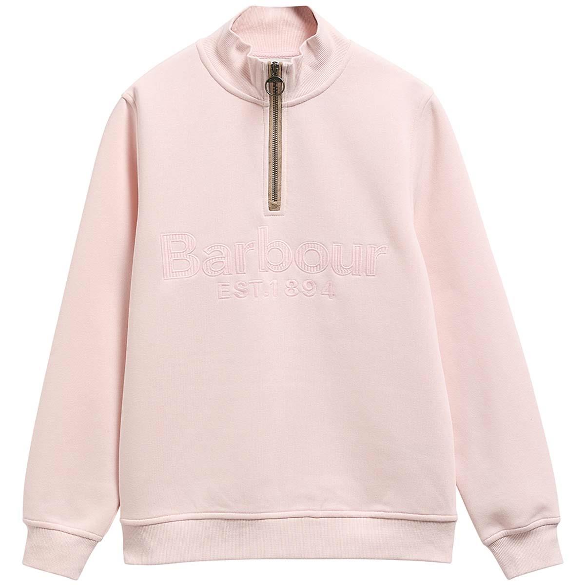 Barbour Womens Cynthia Half Zip Sweatshirt