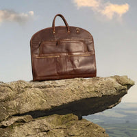 Teales Chestnut Suit Carrier