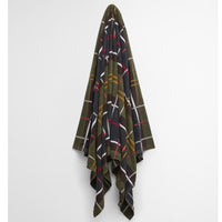 Classic Tartan Barbour Tartan Beach Towel hung