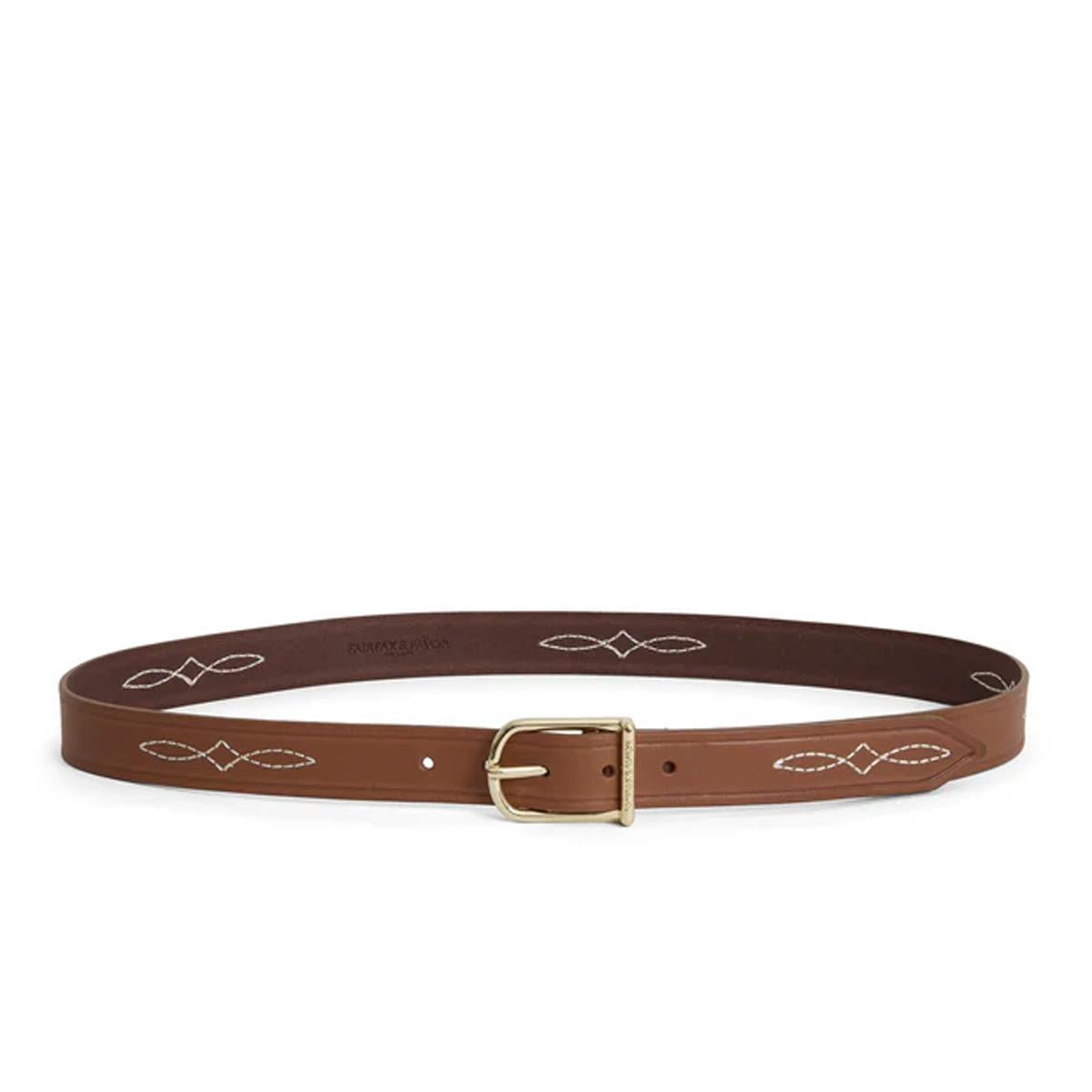 Fairfax & Favor Rockingham Belt tan suede
