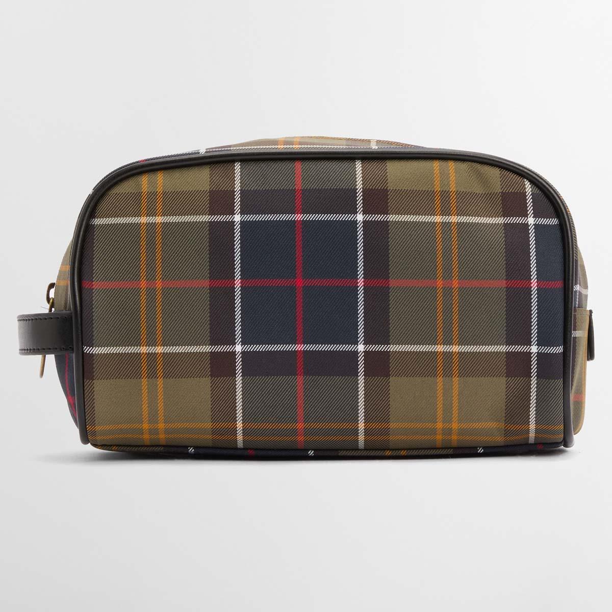 Barbour Mens Tartan Washbag
