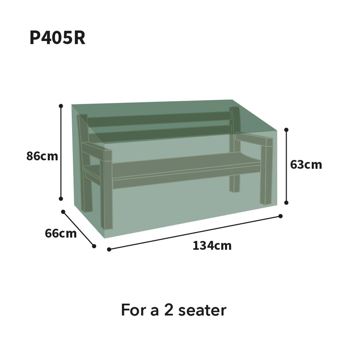 Bosmere Protector Bench Seat Cover 2 Seater P405R