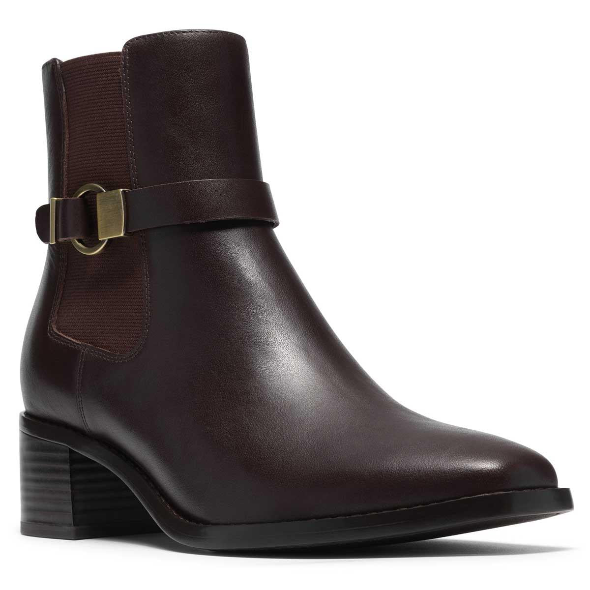 Clarks Womens Wrenn Buckle Boots