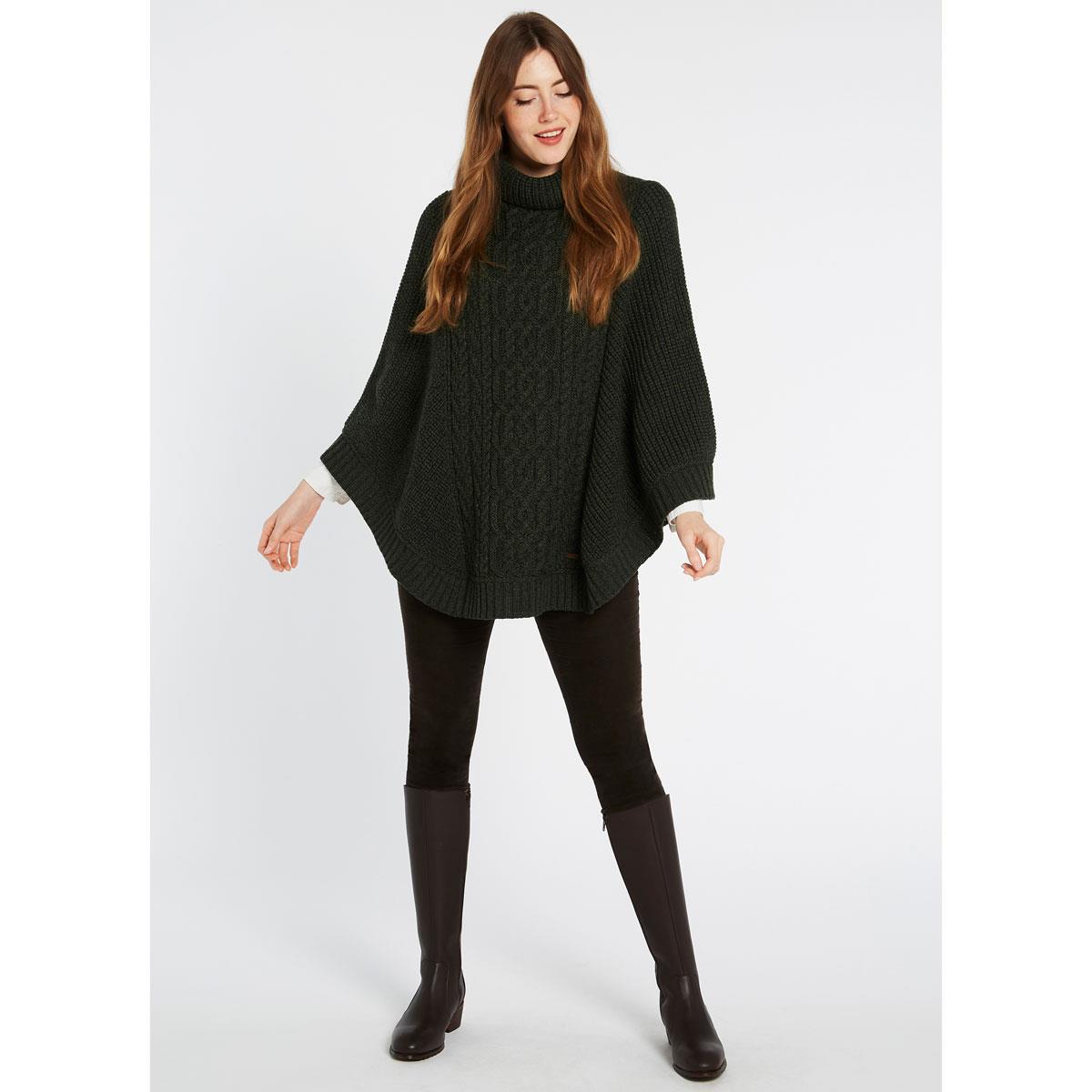Dubarry Womens Kilronan Merino Knit Poncho