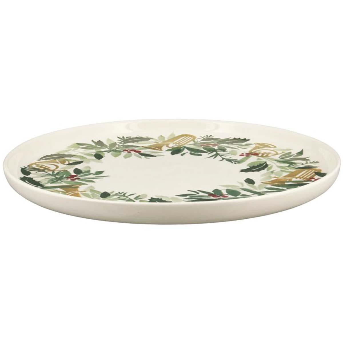 Emma Bridgewater Christmas Bring in the Green Flat Serving Plate